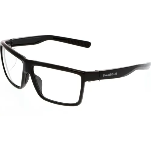 MCR Safety Swagger® SR2 Safety Glasses, Clear, Lens, Black Frame - Pkg Qty 12