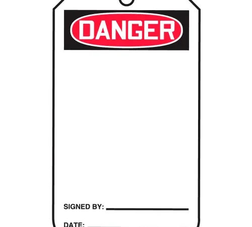 Accuform MDT260CTP Danger Tag, PF-Cardstock, 25/Pack