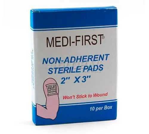 Non-Adherent Sterile Pads, 2" x 3" Pad, 10/Box