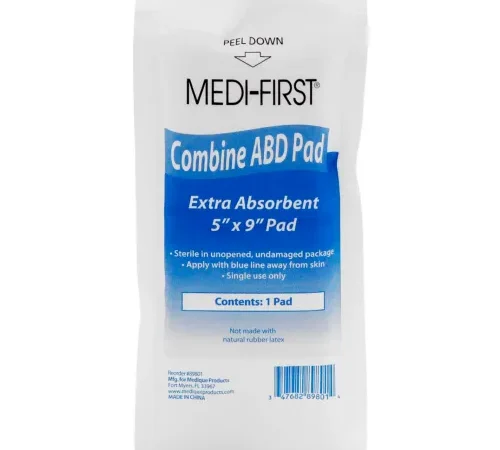Medi-First® Sterile ABD Pads, 5"x 9", 89801 - Pkg Qty 25