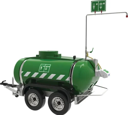 Hughes Mobile Self-Contained Emergency Safety Shower, Immersion Heated, 528 Gal, MHW2000-1