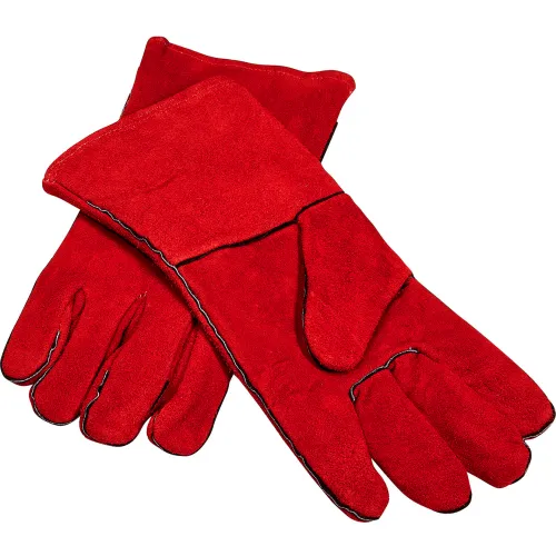 MTC™ Bio HotGuard™ 14"L Leather Autoclave Gloves, Red, 1 pair - Image 4