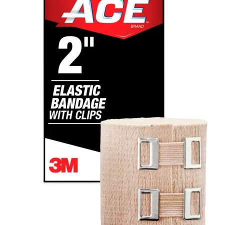 ACE 207310 Elastic Bandage with E-Z Clips, 2"