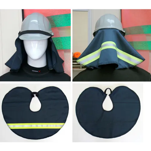 Chicago Protective Apparel Vinex® Hard Cap Shroud Spark Deflector, Navy Blue