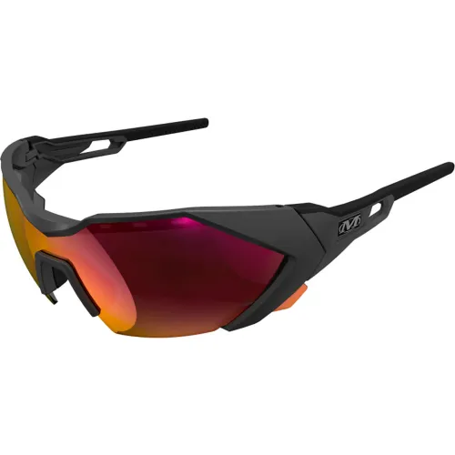 Mechanix Wear® Vision Type-E, Protection Safety Eyewear, Blue Mirror Lens, Black Frame