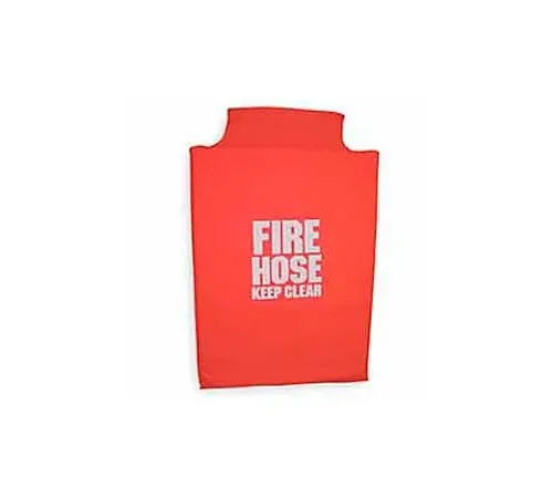 Fire Hose Hump Rack Cover - 24 In. X 25 In. X 6 In. - Red Vinyl - For 1421-2 Hump Rack