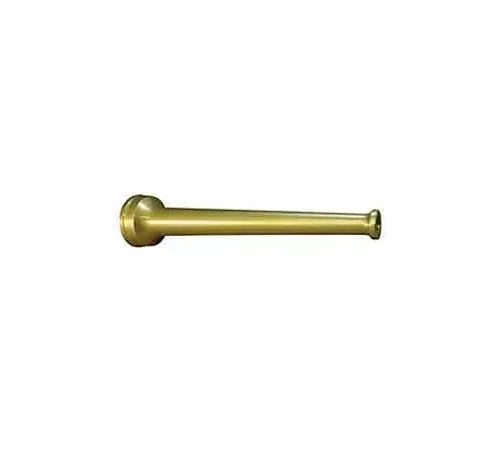 Fire Hose Plain Hose Nozzle - 3/4 In. NPSH - Brass