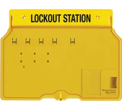 Master Lock® 4 Padlock Station With Cover, Unfilled, 1482B
