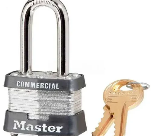 Master Lock® No. 3MKLF General Security Laminated Padlocks with Master Keyed System - Pkg Qty 24