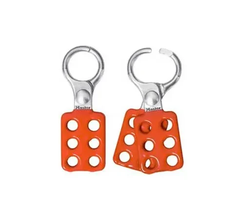 Master Lock® Lockout Hasp, Aluminum, 1" Jaw Dia. X 1-1/2"W X 4-3/8"L