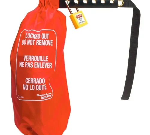 Master Lock® 453XL 26" Oversized Plug & Control Lockout Cinch Sack, Nylon, XL