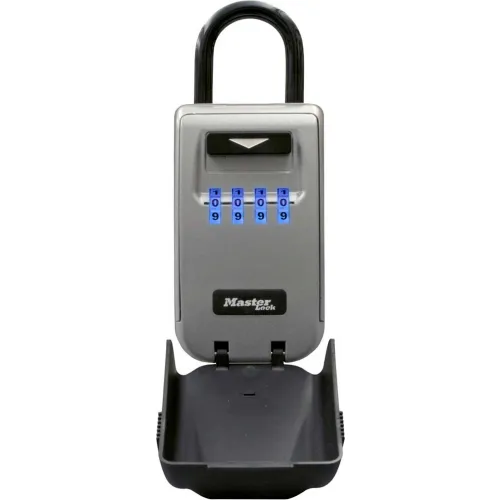 Master Lock® No. 5424D Light-Up Dial Portable Lock Box - Set-Your-Own Combination - Pkg Qty 4
