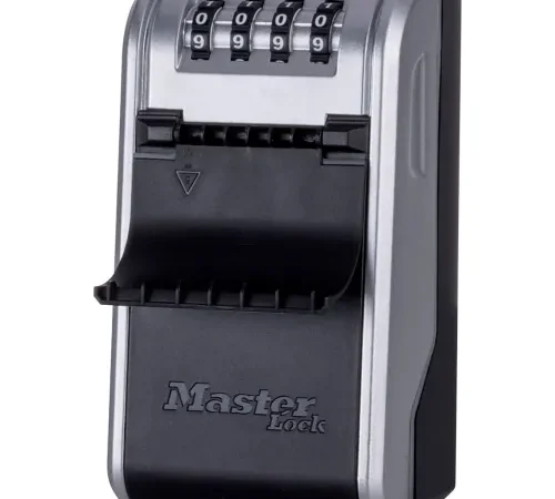 Master Lock® Wall Mount Lock Box, 3"W x 2-3/16"D x 5-3/8"H, Black