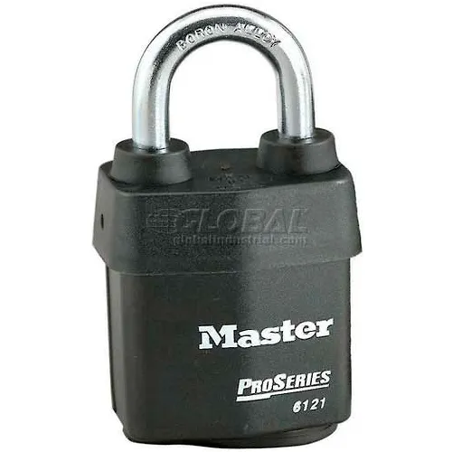 Master Lock® No. 6121MK High Security Weather Resistant Covered Padlocks w/ Master Key System - Pkg Qty 24