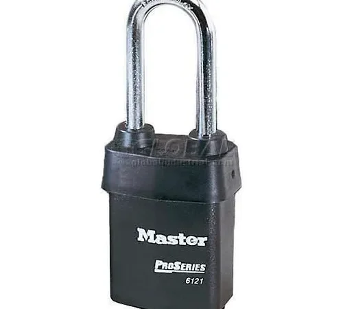 Master Lock® No. 6121MKLJ High Security Weather Resistant Covered Padlocks w/ Master Key System - Pkg Qty 24