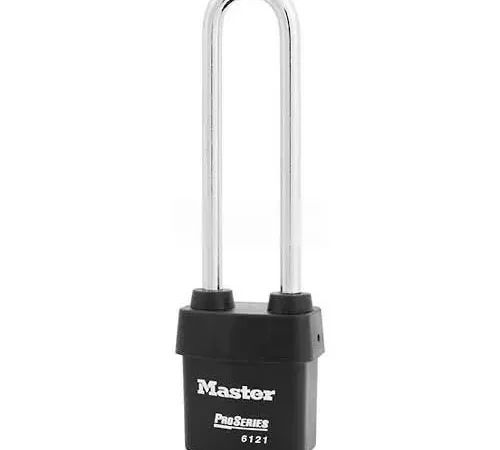 Master Lock® No. 6121MKLN High Security Weather Resistant Covered Padlocks w/ Master Key System - Pkg Qty 24