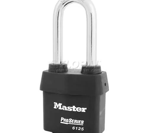 Master Lock® No. 6125MKLJ High Security Weather Resistant Covered Padlocks w/ Master Key System - Pkg Qty 24