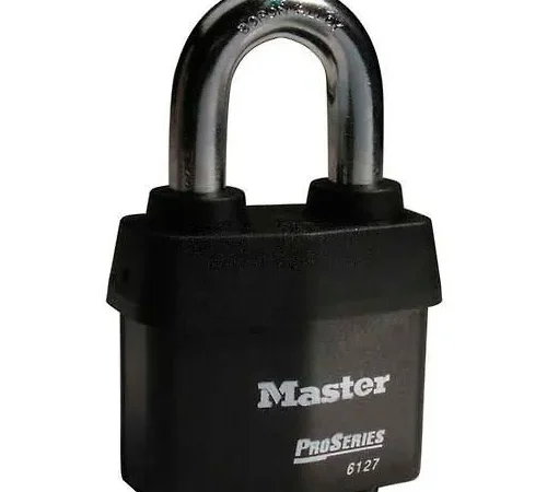 Master Lock® No. 6127MK High Security Weather Resistant Covered Padlocks w/ Master Key System - Pkg Qty 24