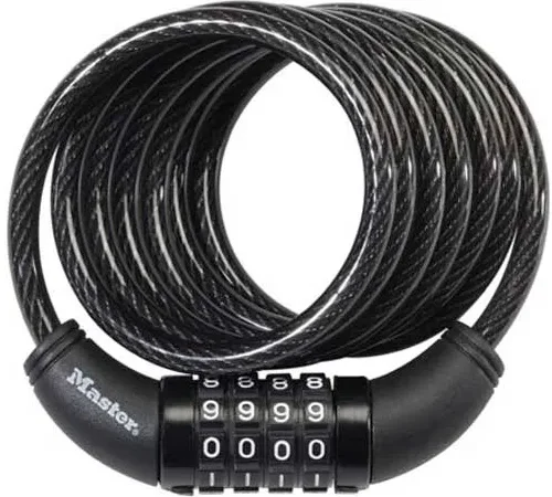 Master Lock® No. 8114D Combination Cable Lock 72" - Pkg Qty 4