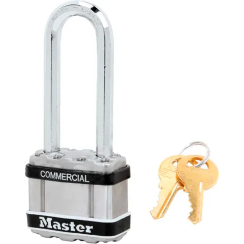 Master Lock® No. M1KALJSTS Magnum Laminated Steel Padlock Keyed Alike - Pkg Qty 24