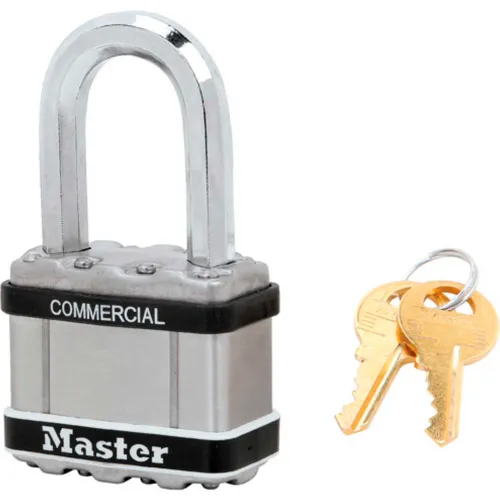 Master Lock® No. M5KALFSTS Magnum Laminated Steel Padlock Keyed Alike - Pkg Qty 24