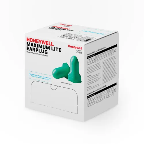 Howard Leight™ LPF-30 Maximum Lite® Ear Plugs, Disposable, NRR 30, Corded, 100 Pairs/Box - Image 3