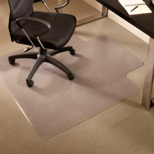 ES Robbins® Chair Mat for Carpet - 45"W x 53"L, 0.20" Thick - Beveled Edge - Image 3