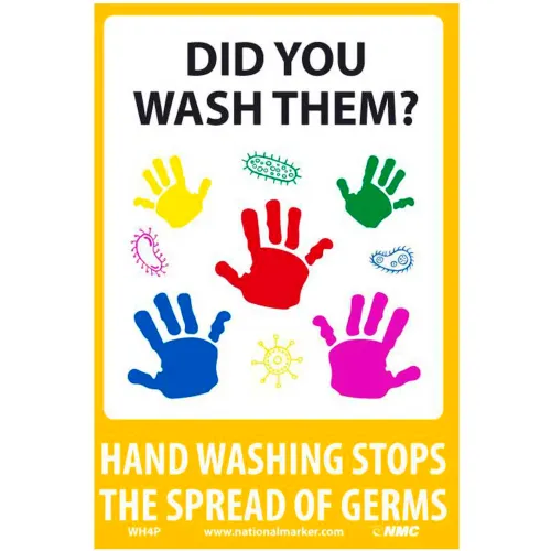 Did You Wash Them Sticker, 7" X 10", Vinyl Adhesive