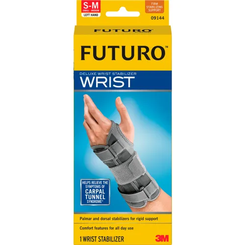 FUTURO" Wrist Stabilizer, Left Hand, Small/ Medium, 3/PK, 4 PK/Case