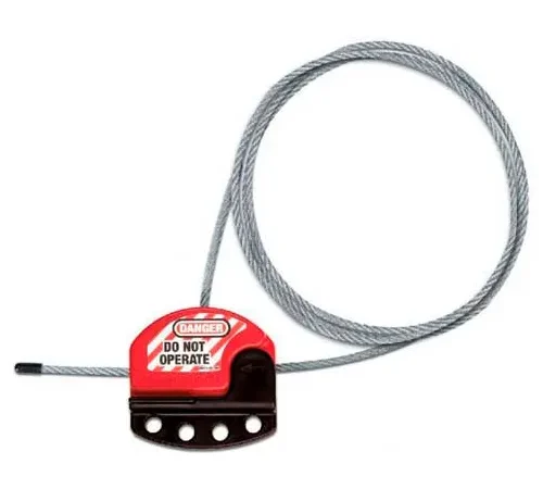 Adjustable Cable Lockout With 6 Foot Cable