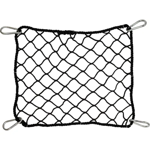 US Netting 5'x10' Personnel Fall Safety Net, Bordered, 5000LB Min-Test Synthetic Rope, Black