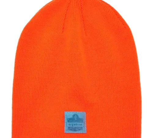 Ergodyne® N-Ferno® 6812 Ribbed Knit Beanie, Orange