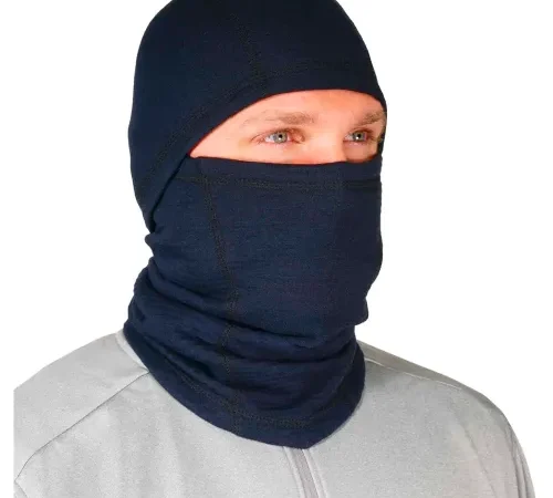 Ergodyne® N-Ferno® 6847 Balaclava Face Mask, Fire Resistant, Navy, NFPA 70E & NFPA 2112