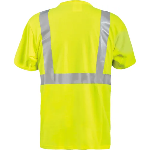 OccuNomix Flame Resistant Short Sleeve T-Shirt, 5XL, Yellow - Image 2