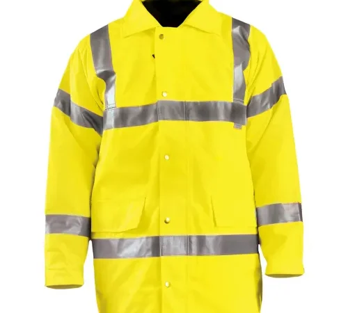 OccuNomix Premium 5-In-1 Parka, Class 3, Hi-Vis Yellow, S, LUX-TJFS-YS