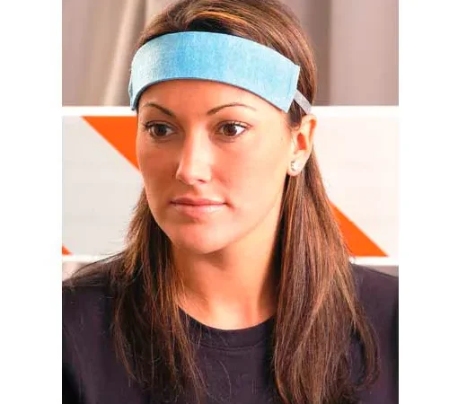 OccuNomix Original Soft Sweatbands Blue, 100/Pack, SB100