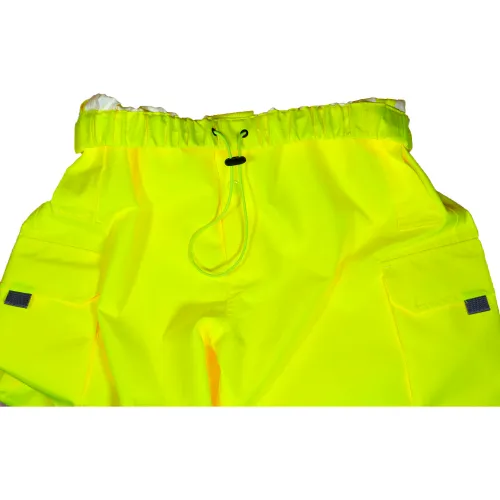 OccuNomix Rip-Stop 2-Tone Breathable Rain Pant, Class E, 3XL, Yellow - Image 3