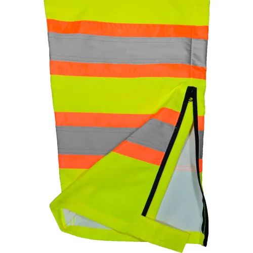 OccuNomix Rip-Stop 2-Tone Breathable Rain Pant, Class E, 4XL, Yellow - Image 4
