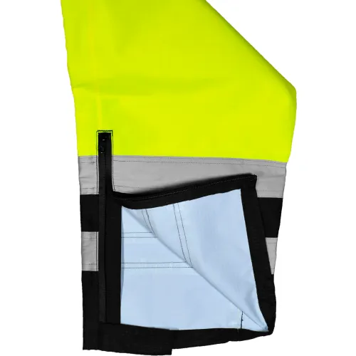 OccuNomix Rip-Stop Black Bottom Breathable Rain Pant, Class E, 5XL, Yellow - Image 4