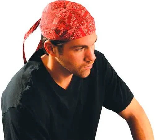 OccuNomix Regular Tie Hat With Elastic Rear Band Black, 12 Pack, TN5-06 - Pkg Qty 12