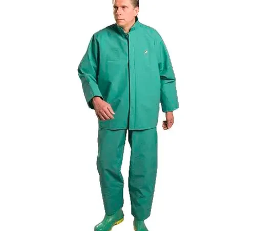 Onguard Chemtex Green Hood, PVC on Polyester, L