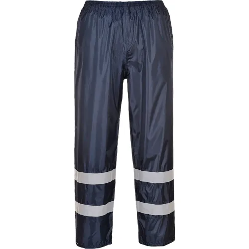 Portwest® Classic Iona™ Enhanced Visibility Rain Pants, 6XL, Navy