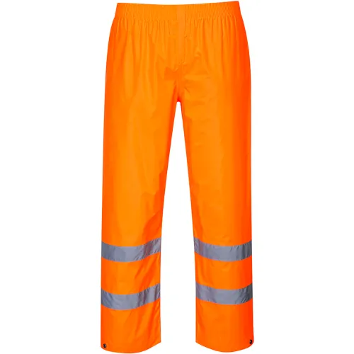 Portwest® Hi-Vis Rain Pants, XL, Orange