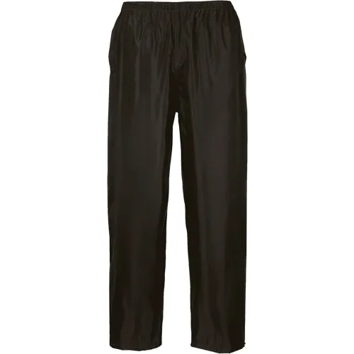 Portwest® Classic Rain Pants, 6XL, Black