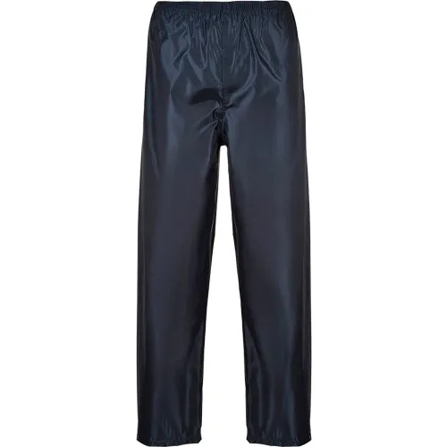 Portwest® Classic Rain Pants, S, Navy Blue