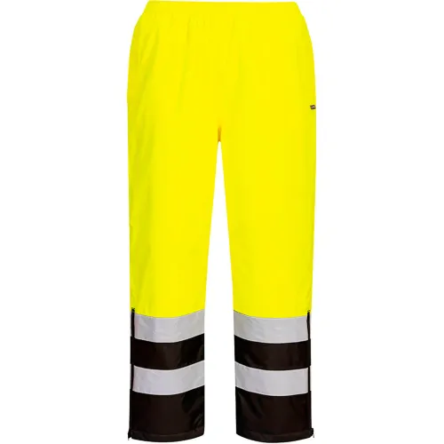 Portwest® Hi-Vis Contrast Winter Pants, XL, Yellow/Black