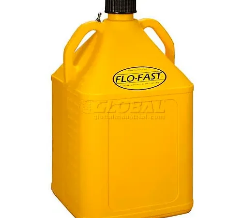 FLO-FAST 15 Gallon Polyethylene Diesel Can, Yellow, 15504