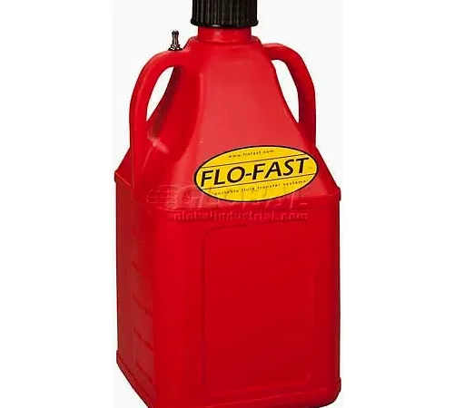 FLO-FAST 7.5 Gallon Polyethylene Gas Can, Red, 75001