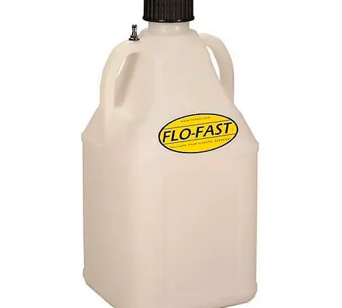 FLO-FAST 7.5 Gallon Polyethylene HazMat Can, Natural, 75003