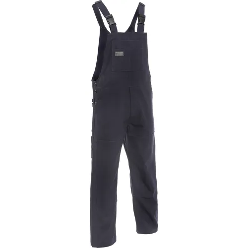 DRIFIRE® Flame Resistant Unlined Bib Overall, 32 x 30, Navy, BIB6DNV32XL30
